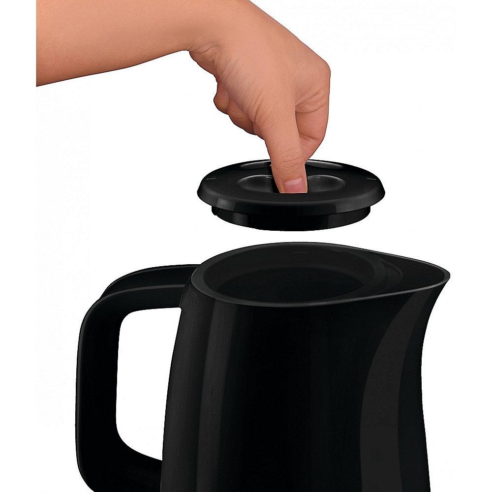 Tefal KO1508 Uno Wasserkocher 1,5l, 2.400W, schwarz