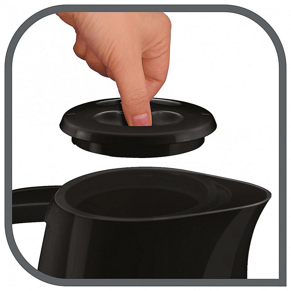 Tefal KO1508 Uno Wasserkocher 1,5l, 2.400W, schwarz
