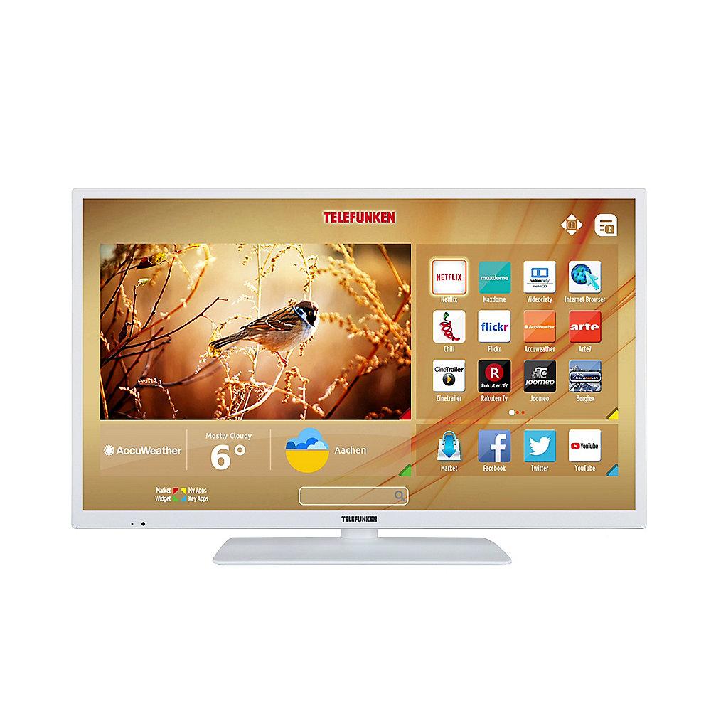 Telefunken XH32E411-W 81cm 32" Smart Fernseher weiß