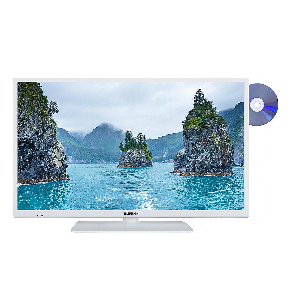 Telefunken XH32E411D 81cm 32" DVB-T2HD/C/S2 Smart TV CMP 400 DVD-Player weiß
