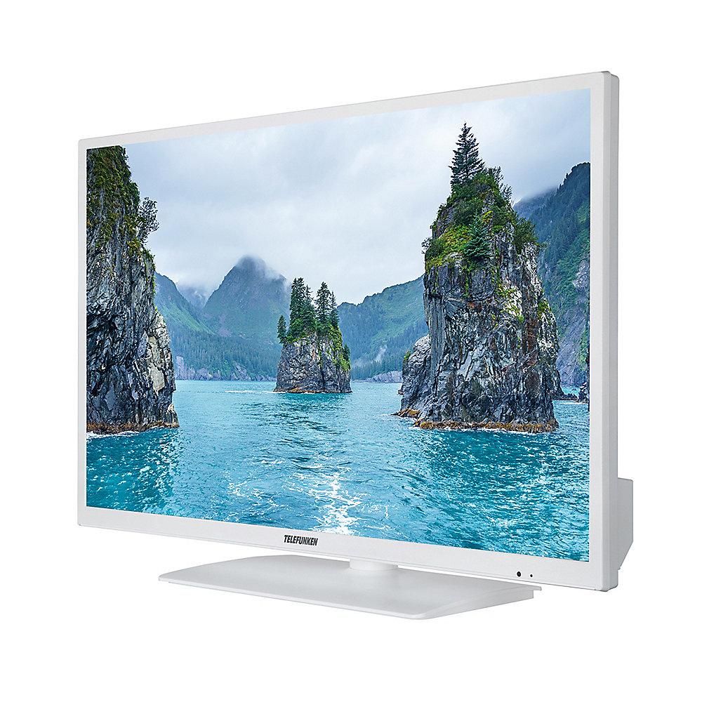 Telefunken XH32E411D 81cm 32" DVB-T2HD/C/S2 Smart TV CMP 400 DVD-Player weiß