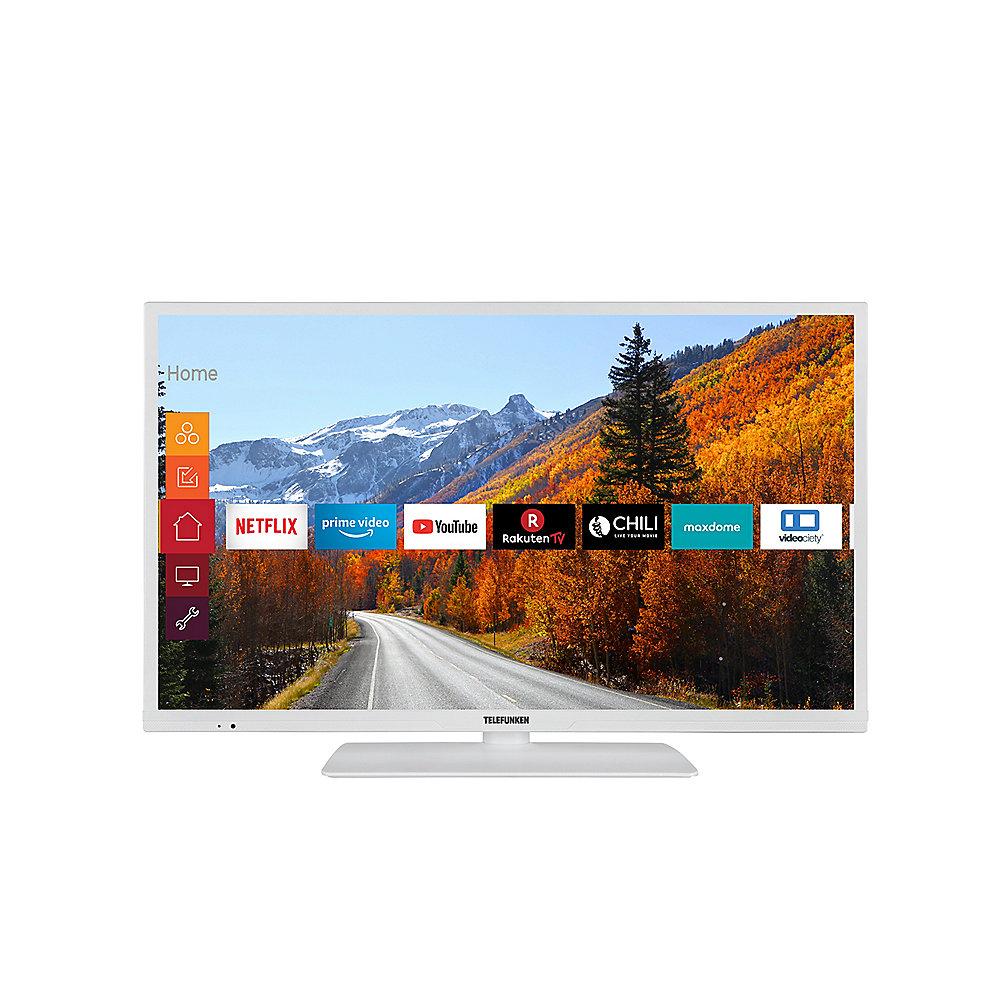 Telefunken XH32G511D-W 81cm 32" Smart Fernseher mit DVD-Player weiß