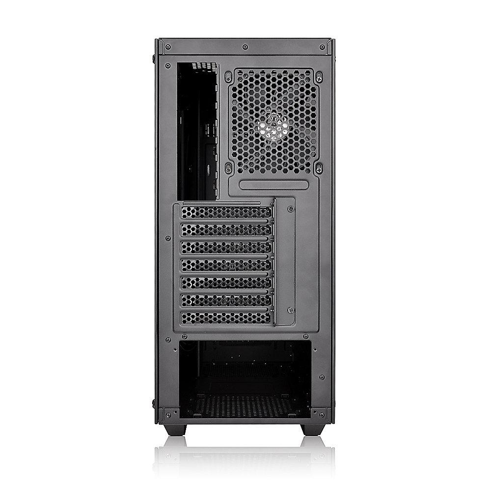 Thermaltake Core V21 Midi-Tower mATX Gehäuse schwarz, Fenster, tempered glass