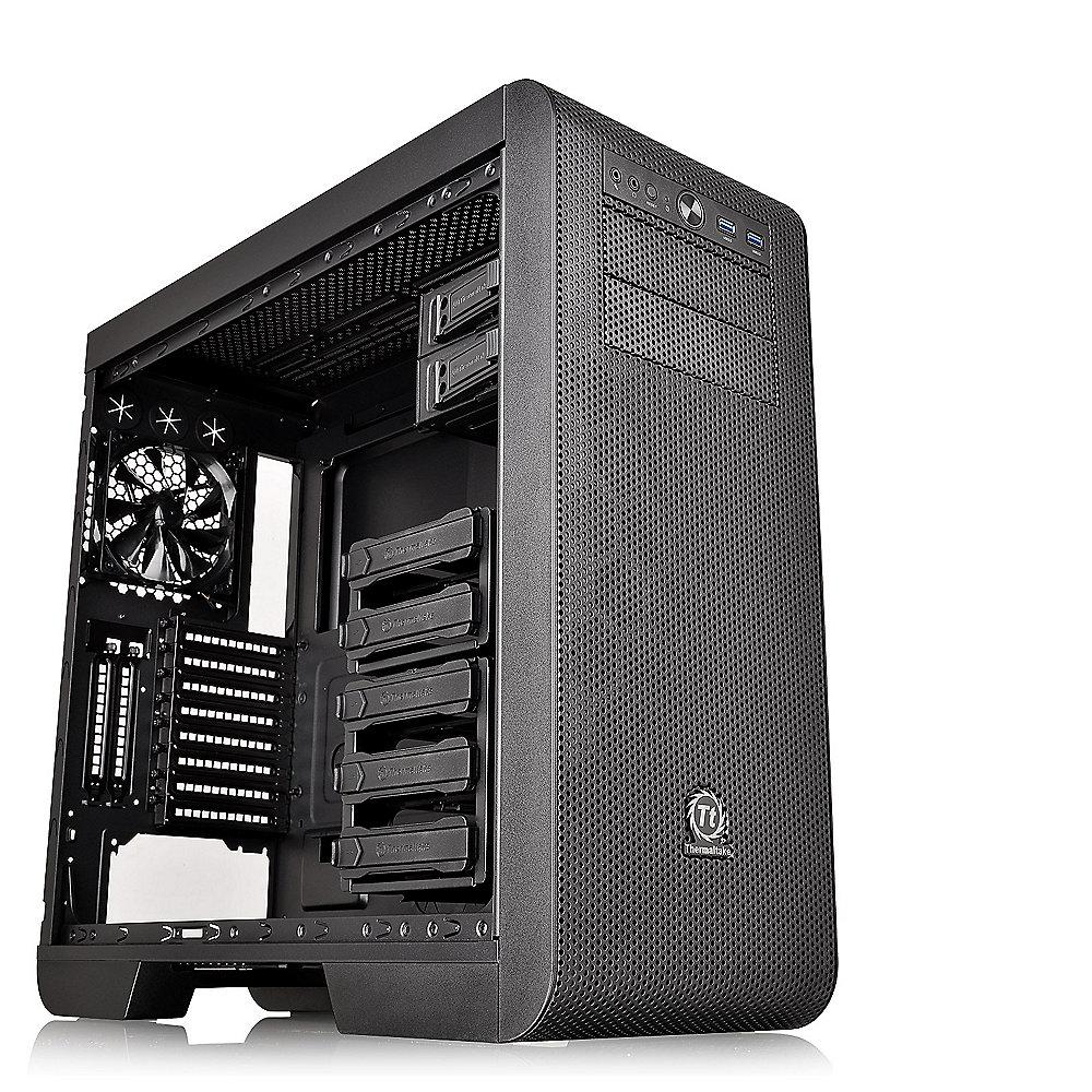 Thermaltake Core V51 Midi-Tower ATX Gehäuse schwarz, Fenster in tempered glass, Thermaltake, Core, V51, Midi-Tower, ATX, Gehäuse, schwarz, Fenster, tempered, glass