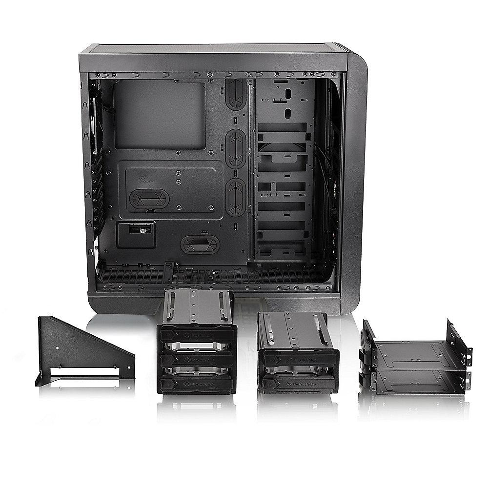 Thermaltake Core V51 Midi-Tower ATX Gehäuse schwarz, Fenster in tempered glass, Thermaltake, Core, V51, Midi-Tower, ATX, Gehäuse, schwarz, Fenster, tempered, glass