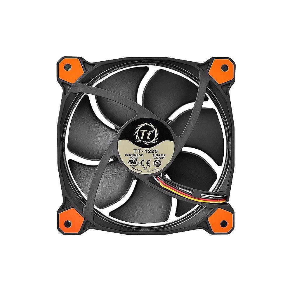 Thermaltake Riing 12 LED orange Gehäuselüfter 120x120x25mm 1000/1500upm