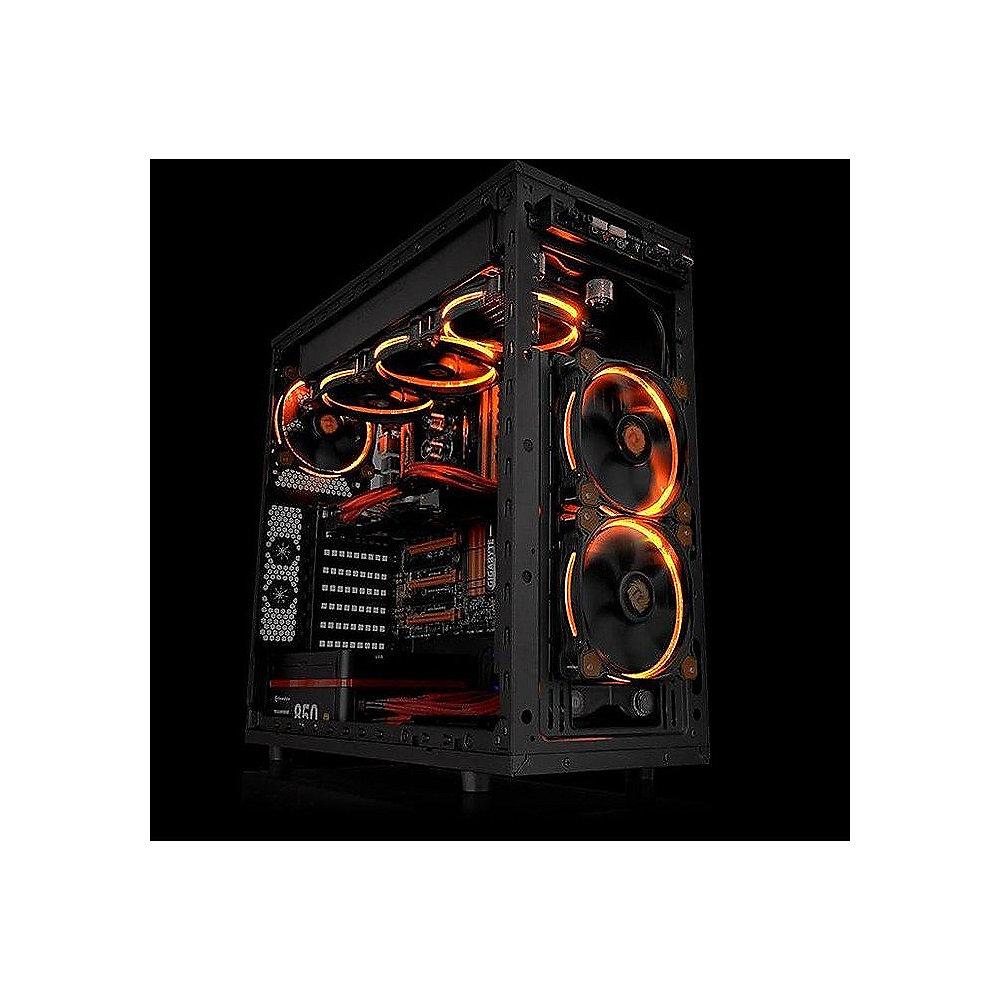 Thermaltake Riing 12 LED orange Gehäuselüfter 120x120x25mm 1000/1500upm