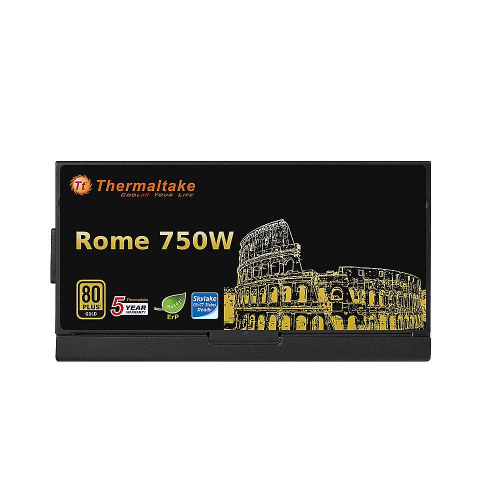 Thermaltake Rom 750W Netzteil 80  Gold (140mm Lüfter)