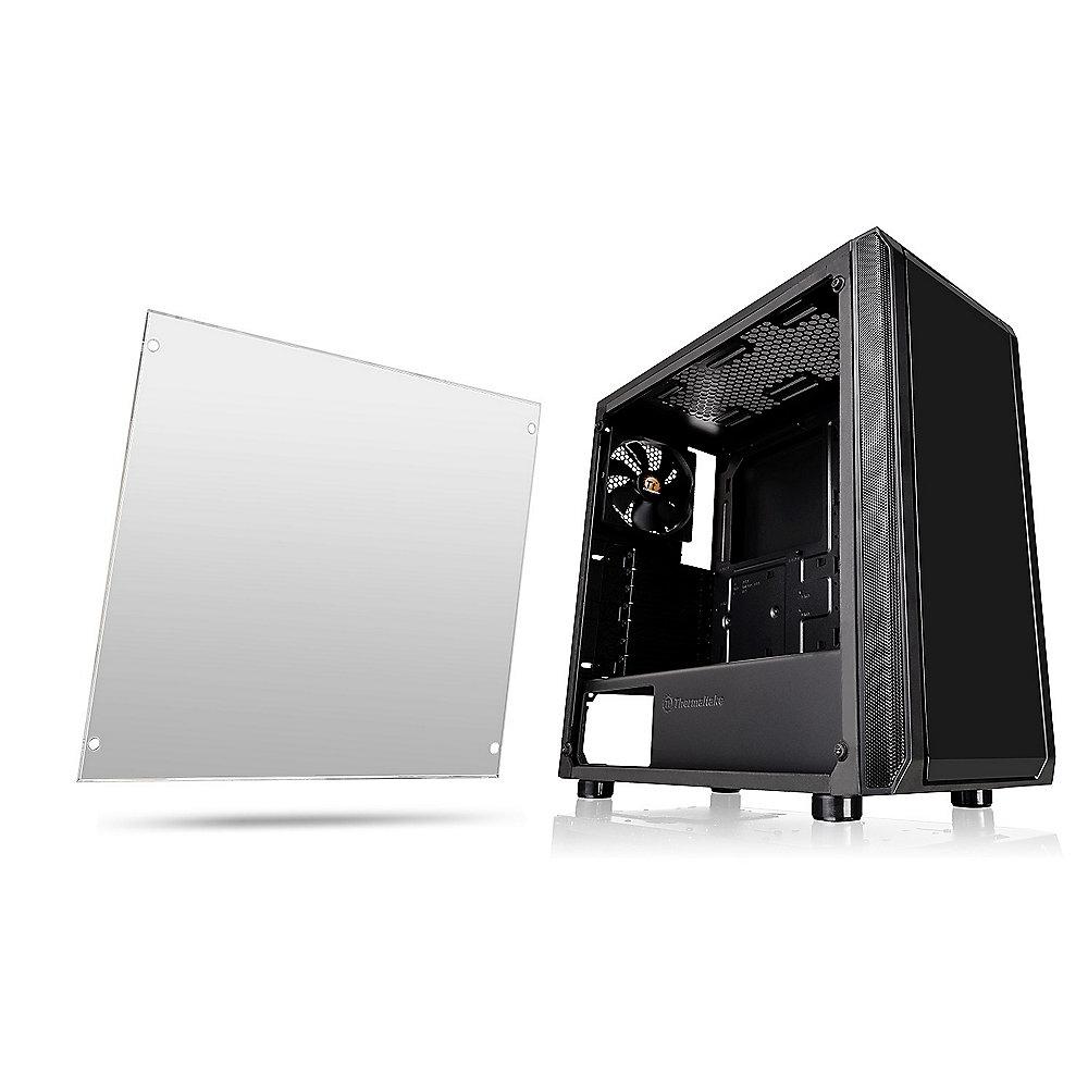 Thermaltake Versa J23 TG Midi-Tower ATX Gehäuse schwarz, mit Sichtfenster (o.NT)