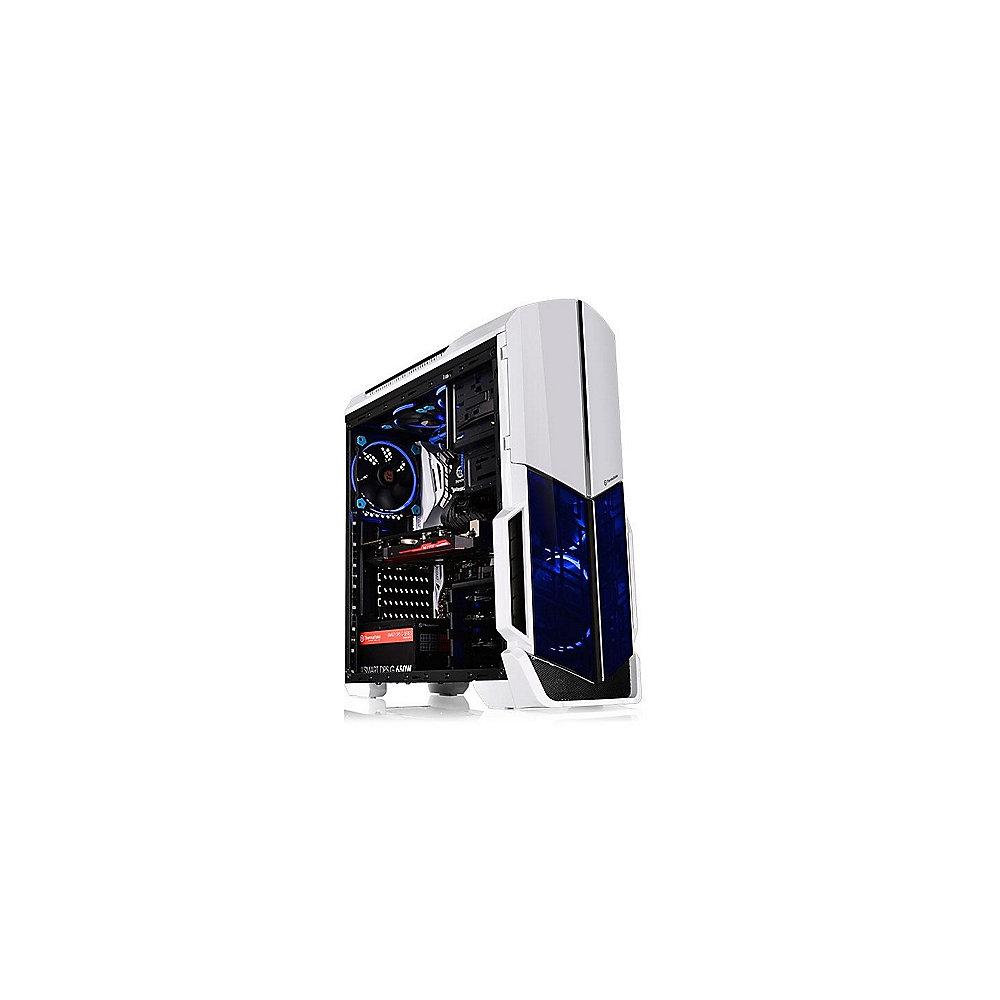 Thermaltake Versa N21 Midi-Tower ATX Gehäuse Snow weiß, mit Sichtfenster (o.NT)