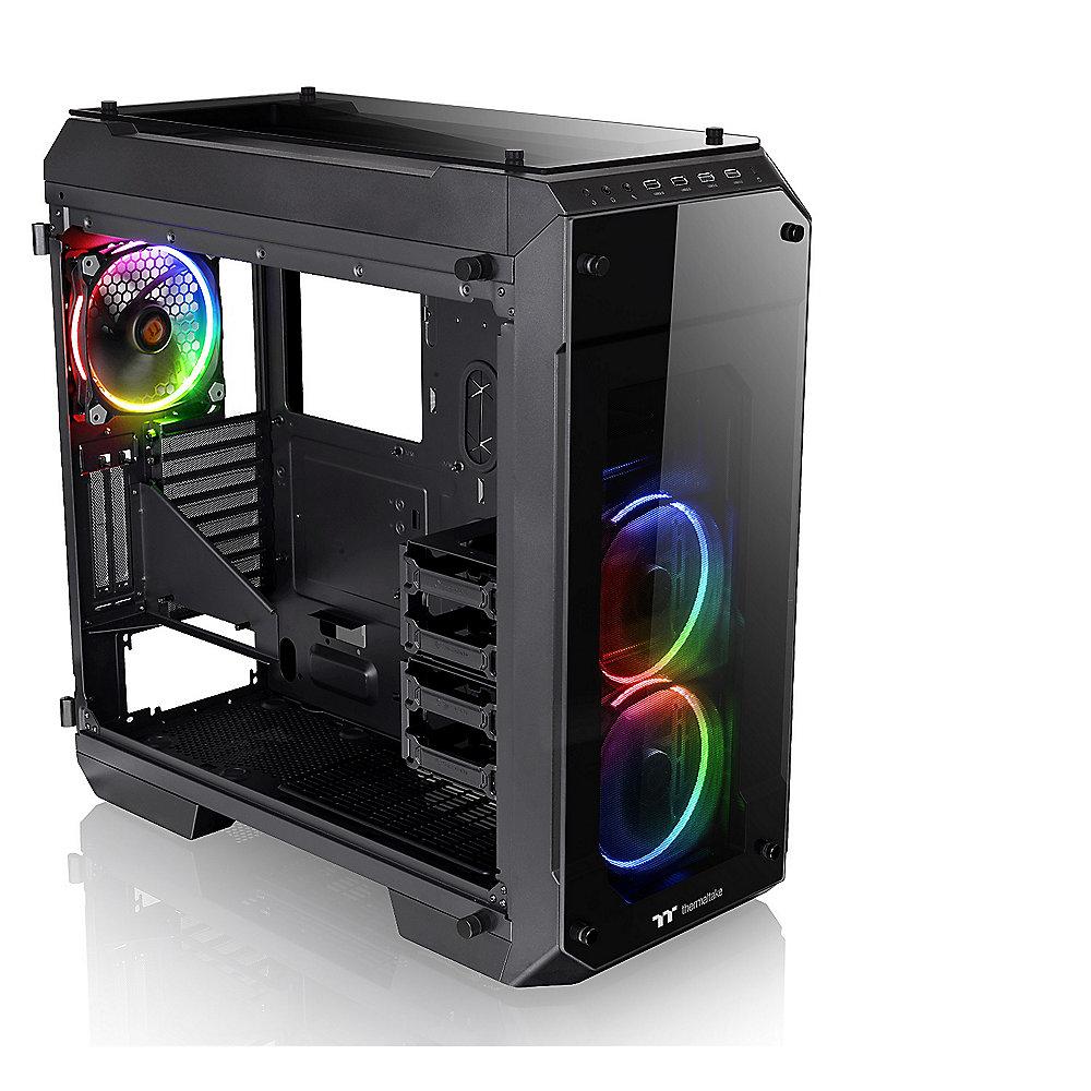 Thermaltake View 71 TG RGB Big-Tower ATX Gehäuse schwarz, mit Fenster (o.NT)