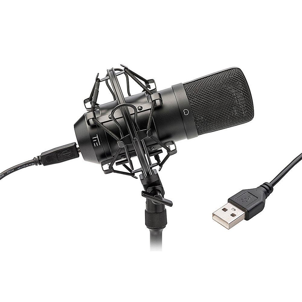 TIE Products TIE Condensor Mic USB (schwarz), TIE, Products, TIE, Condensor, Mic, USB, schwarz,