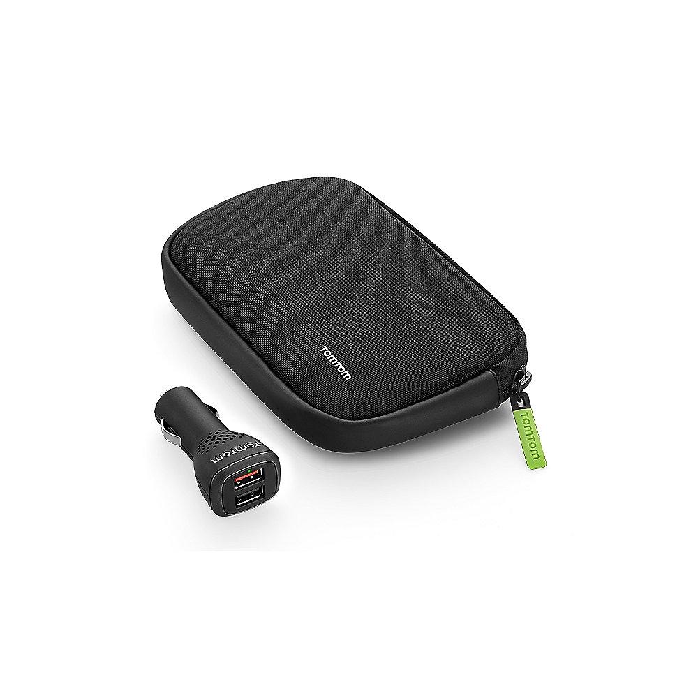 TomTom Premiumset v2 Tasche für Navigationsgeräte und Doppel-USB Ladegerät, TomTom, Premiumset, v2, Tasche, Navigationsgeräte, Doppel-USB, Ladegerät