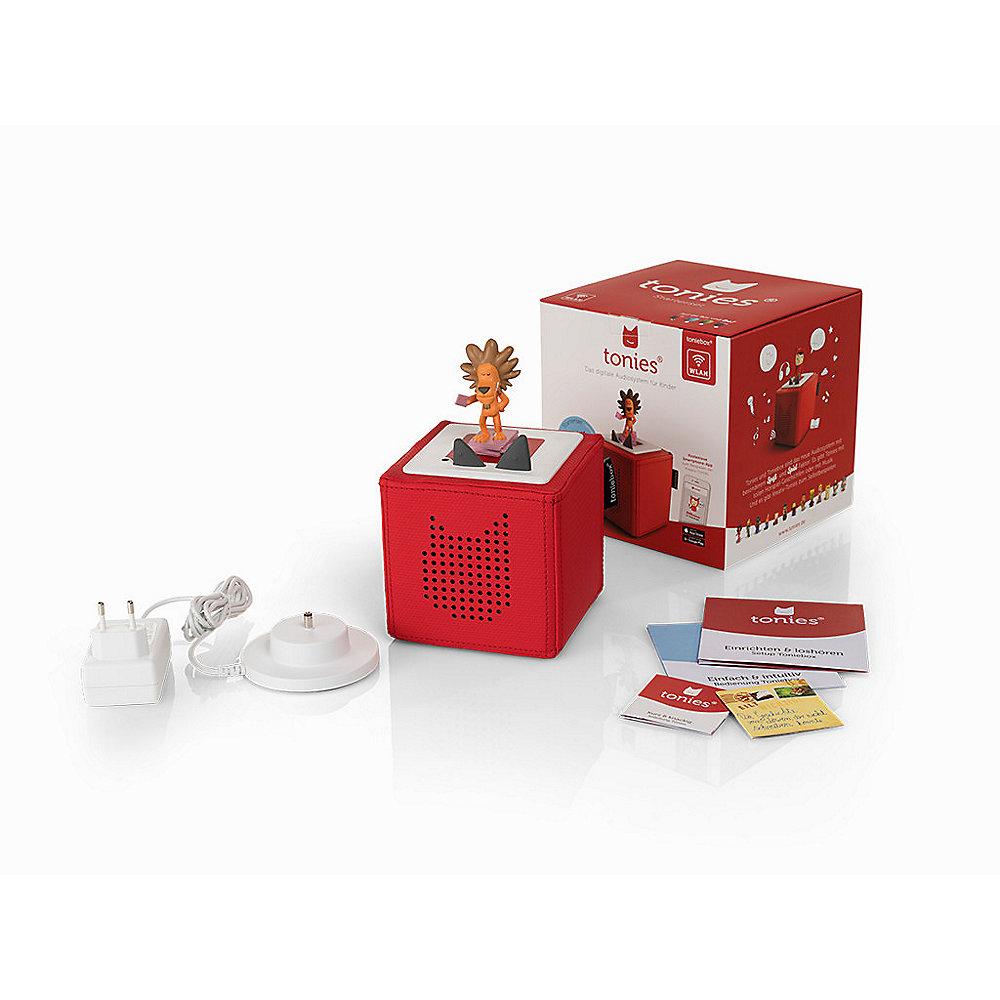Tonies Toniebox - Starterset - Rot, Audiosystem für Kinder