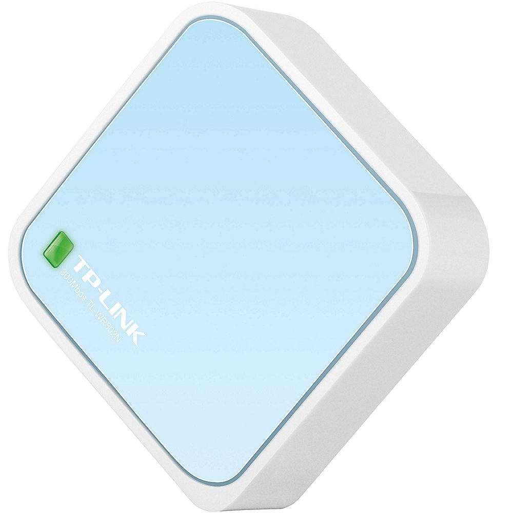 TP-LINK N300 TL-WR802N 300MBit WLAN-n Tragbarer Router, TP-LINK, N300, TL-WR802N, 300MBit, WLAN-n, Tragbarer, Router