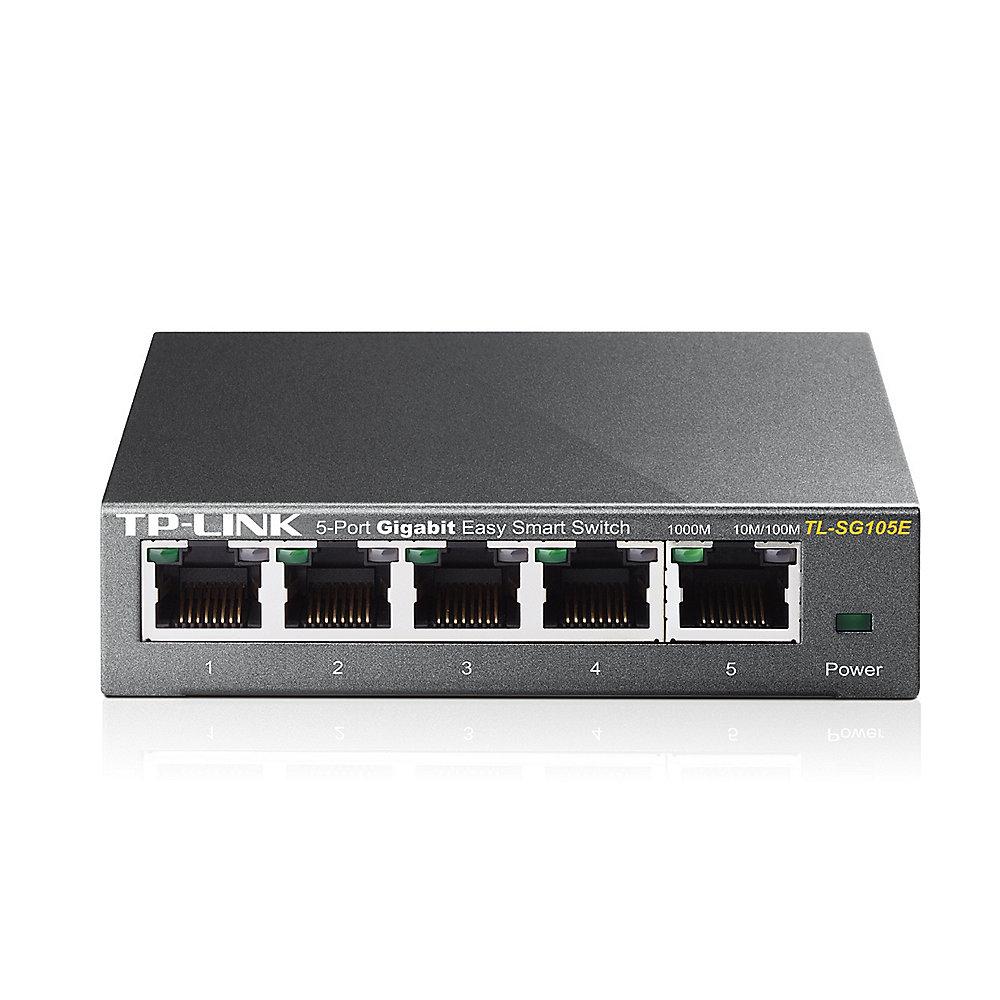 TP-LINK TL-SG105E 5-Port Gigabit-Switch Easy Smart IGMPv3