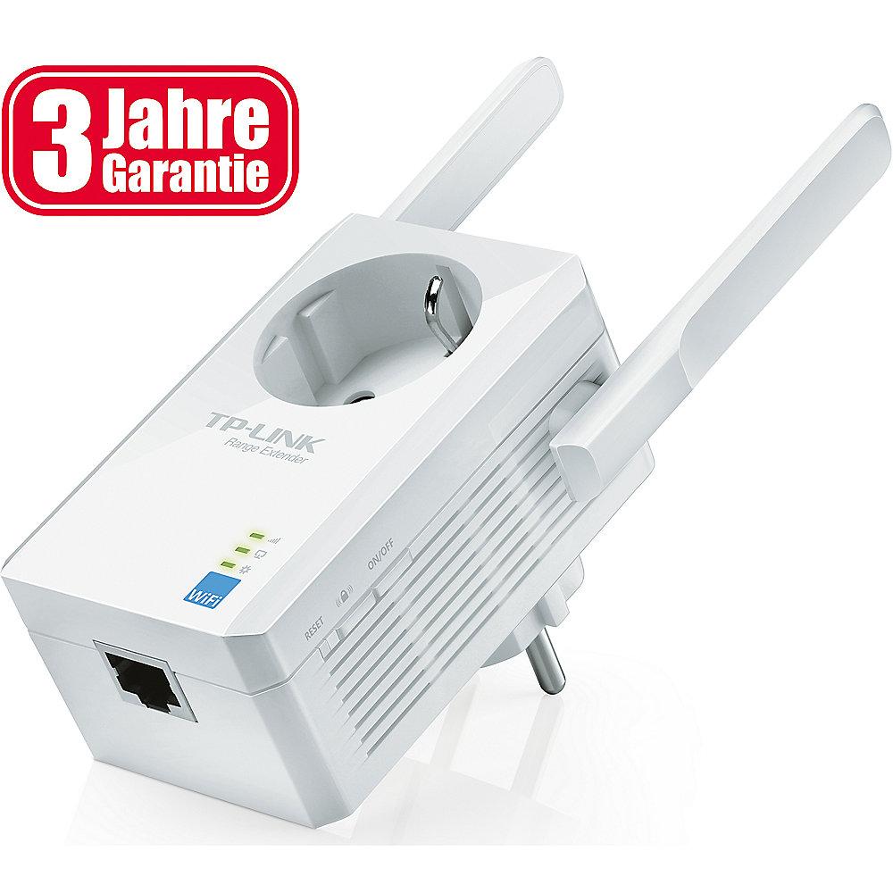 TP-LINK TL-WA860RE wireless 300MBit WLAN-n Repeater mit Steckdose und LAN Port, TP-LINK, TL-WA860RE, wireless, 300MBit, WLAN-n, Repeater, Steckdose, LAN, Port