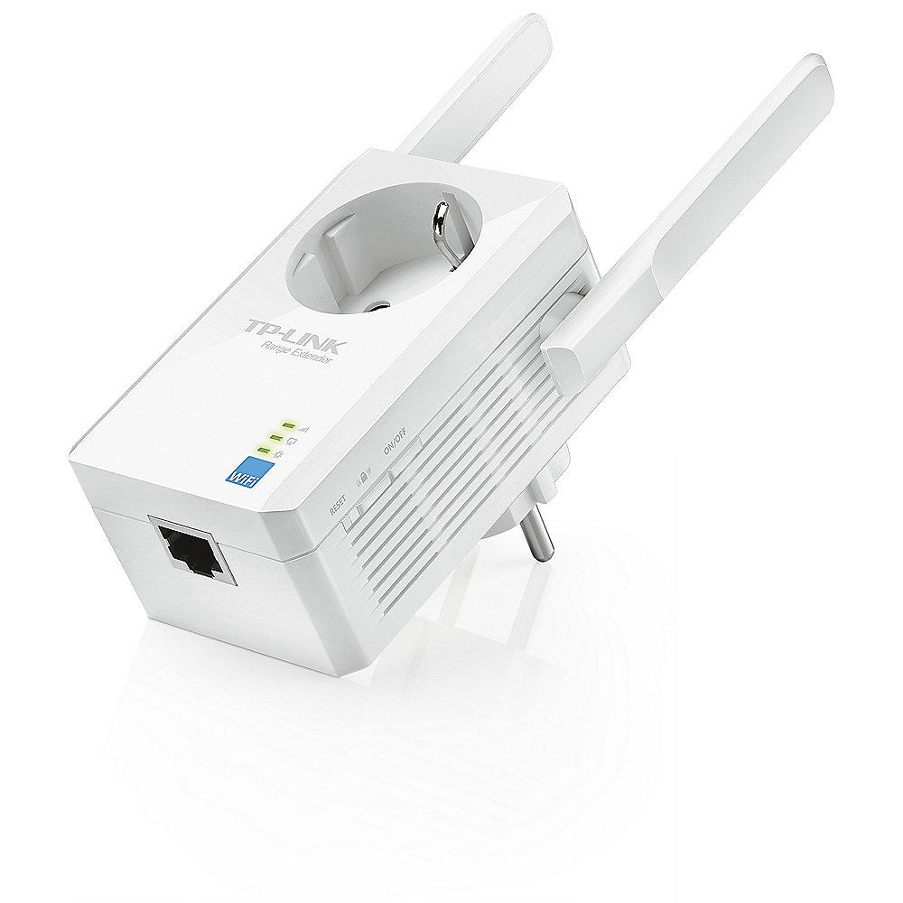 TP-LINK TL-WA860RE wireless 300MBit WLAN-n Repeater mit Steckdose und LAN Port