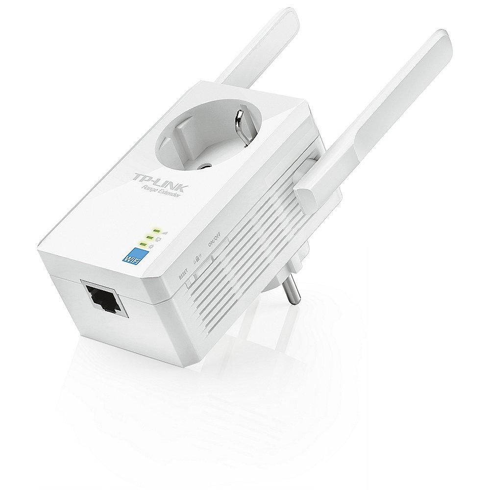 TP-LINK TL-WA860RE wireless 300MBit WLAN-n Repeater mit Steckdose und LAN Port, TP-LINK, TL-WA860RE, wireless, 300MBit, WLAN-n, Repeater, Steckdose, LAN, Port