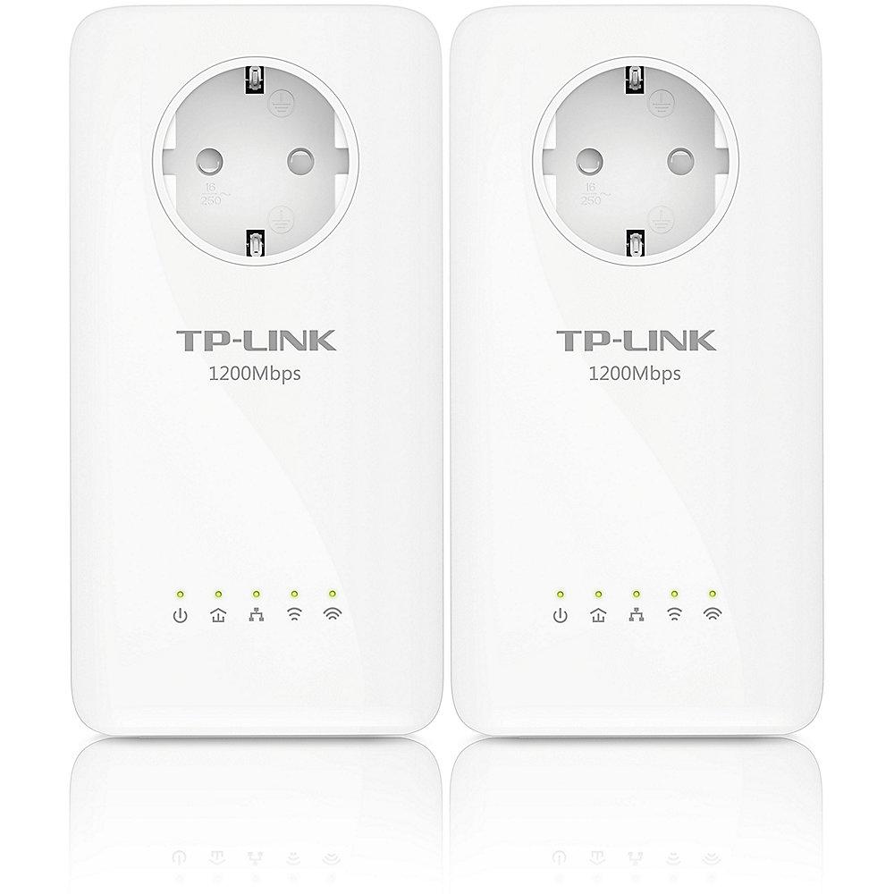 TP-Link TL-WPA8630P KIT AV1200 AC1200 2er Kit (Powerline   WLAN ac, 3xGB LAN)