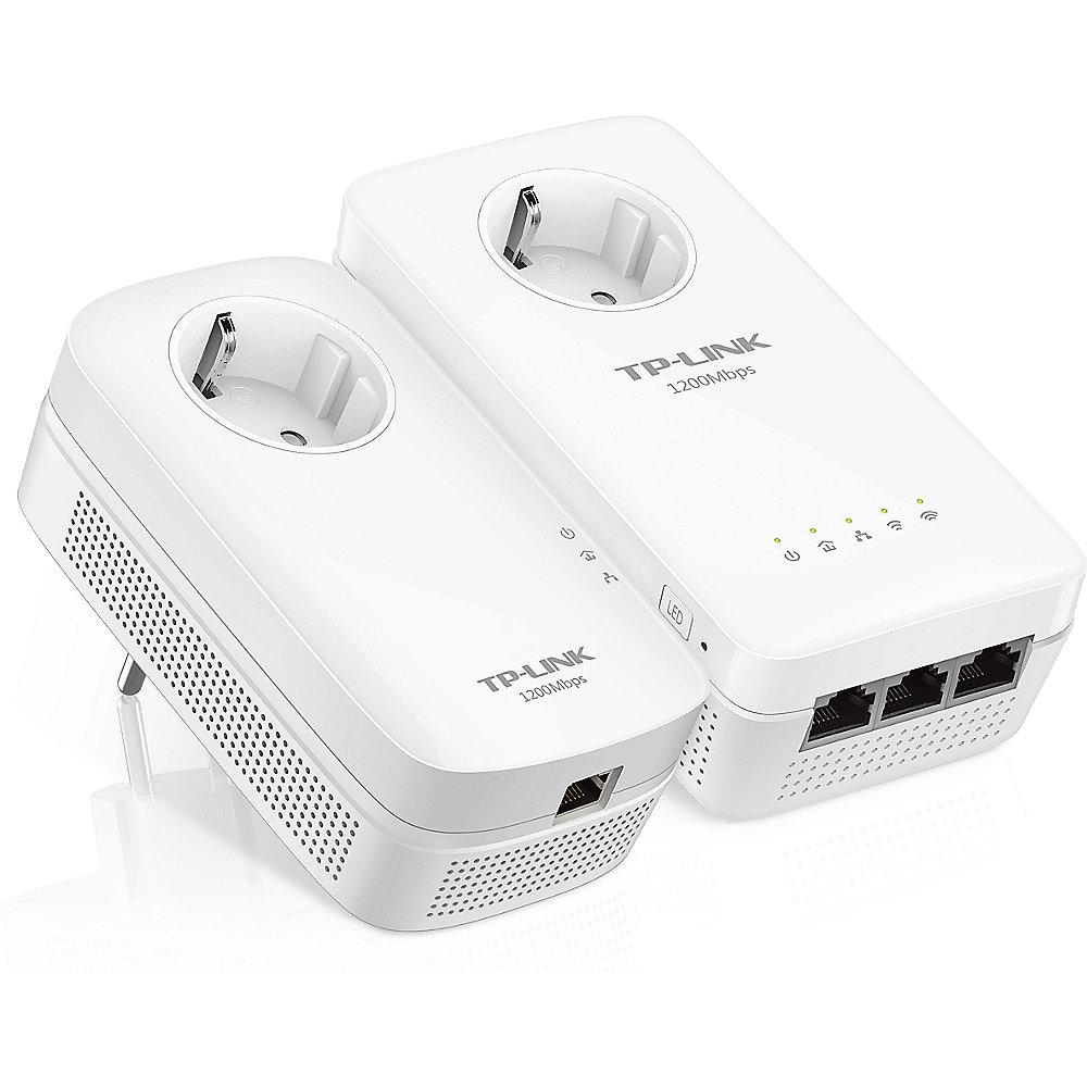 TP-Link TL-WPA8630P KIT AV1200 AC1200 2er Kit (Powerline   WLAN ac, 3xGB LAN)