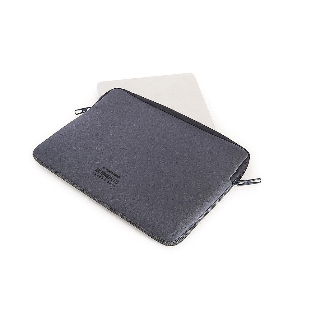 Tucano Second Skin New Elements Sleeve für MacBook 12" grau