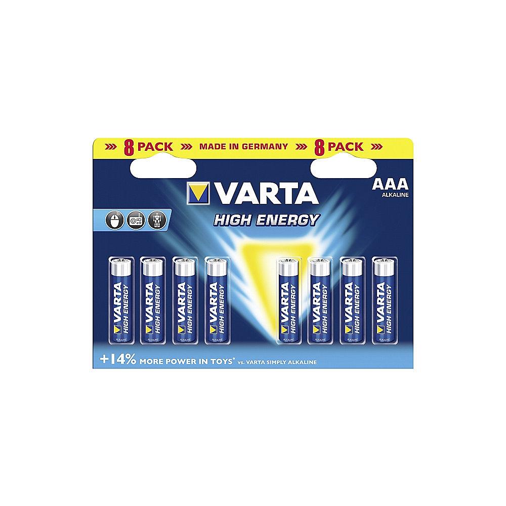 VARTA High Energy Batterie Micro AAA LR3 8er Blister