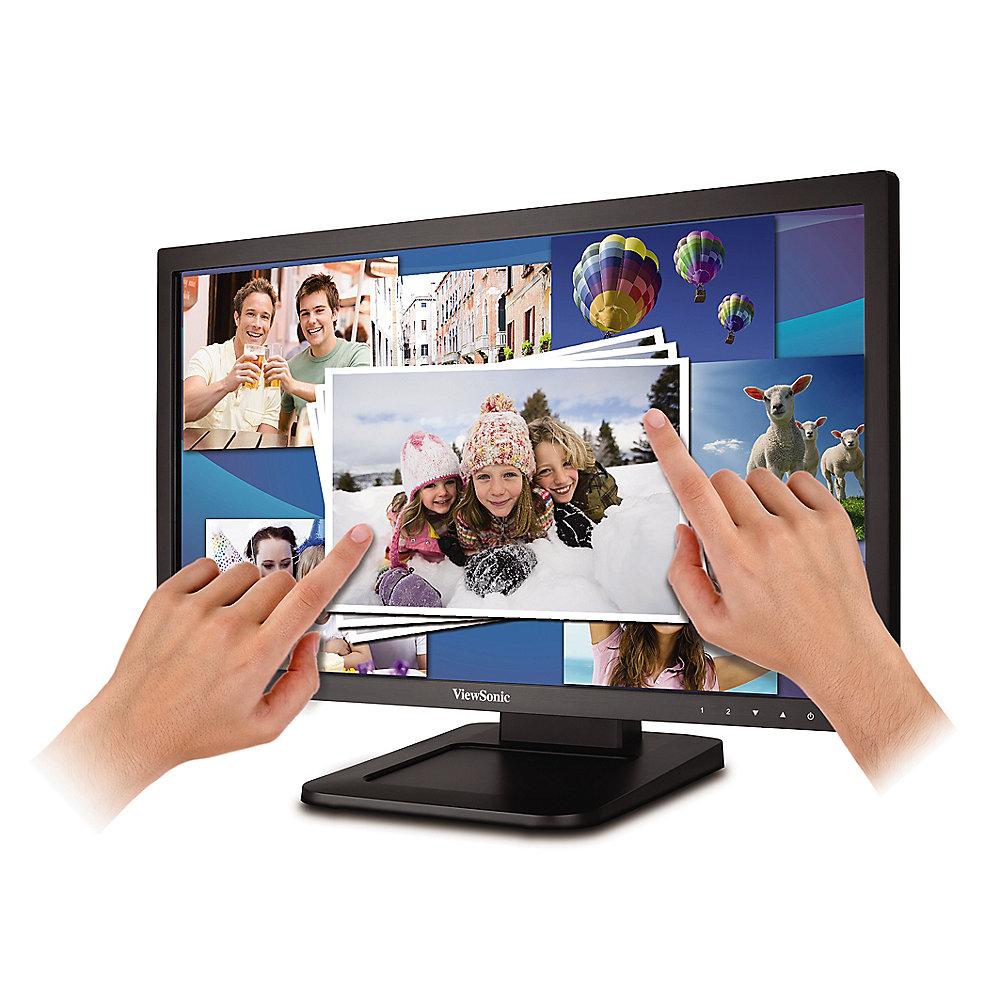 ViewSonic TD2220-2 56cm 22" Multi-Touch Monitor 5ms VGA/DVI/USB