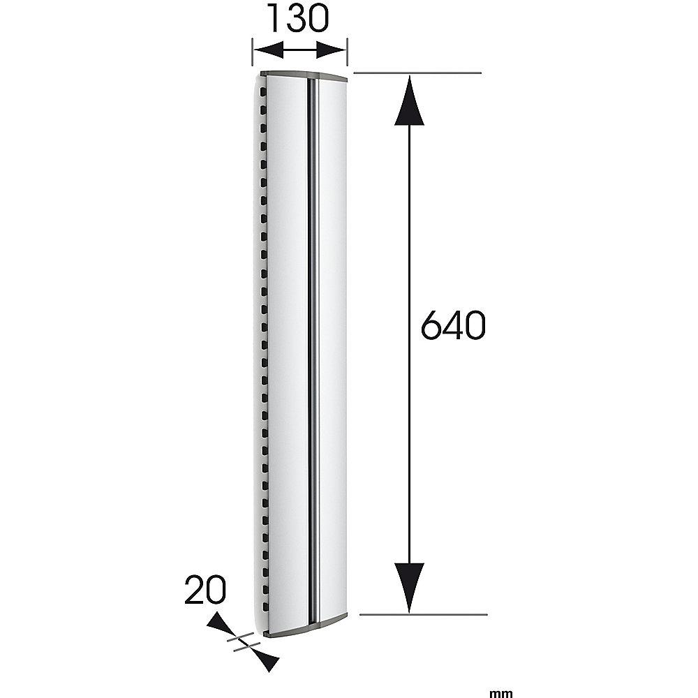 Vogels Cable 10 M Kabelkanal 64 cm für 10 Kabel, silber