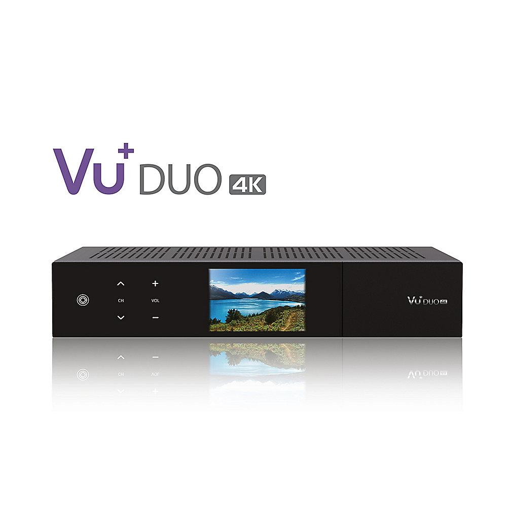 VU  Duo 4K 1x DVB-S2X FBC Twin Tuner PVR ready Linux Receiver UHD 2160p, VU, Duo, 4K, 1x, DVB-S2X, FBC, Twin, Tuner, PVR, ready, Linux, Receiver, UHD, 2160p