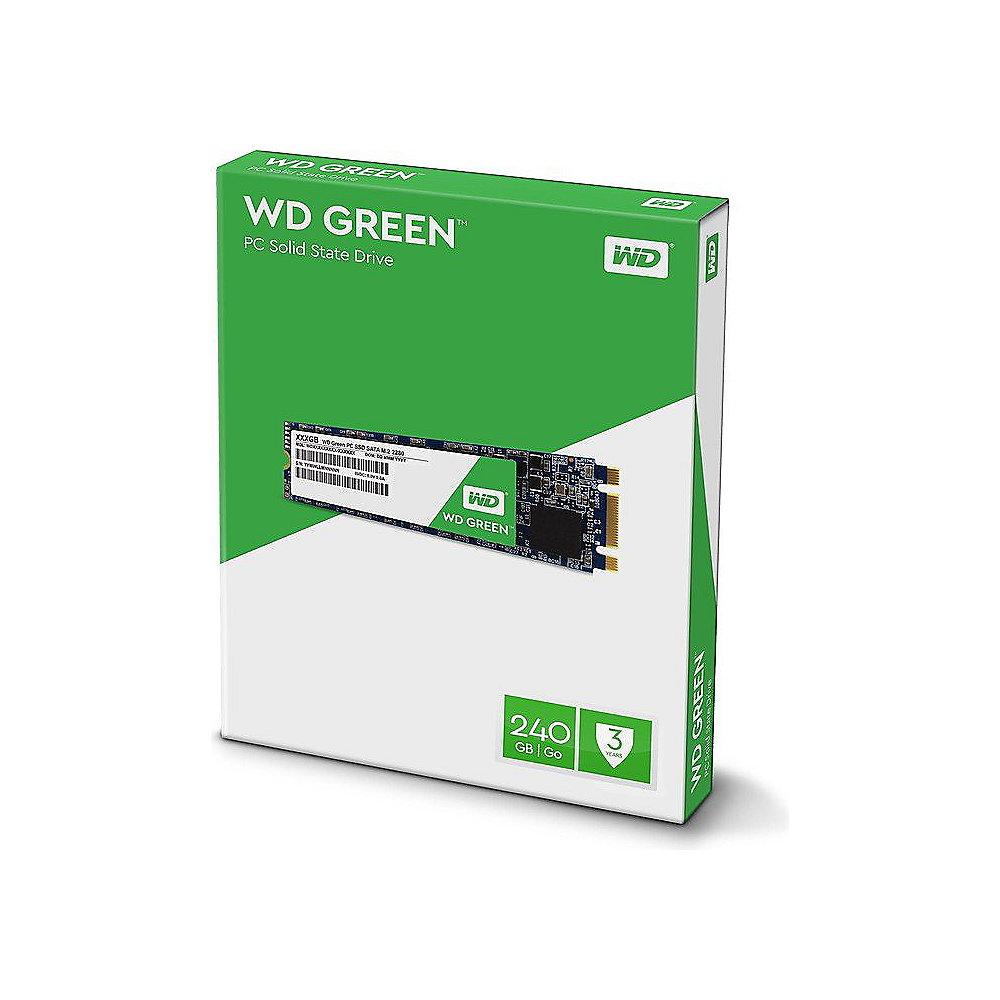 WD Green 2D NAND TLC SATA-SSD 240GB 6GB/s M.2 2280