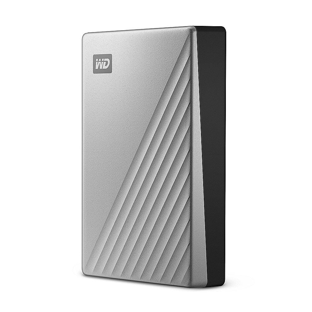 WD My Passport Ultra 4TB USB3.0 & USB-C 2.5zoll - Silber