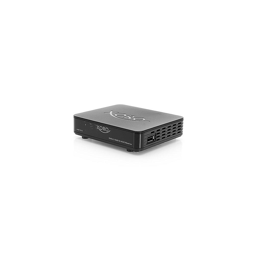 Xoro HRM 7615 DVB-C, DVB-T2 Receiver USB HDMI LAN, Xoro, HRM, 7615, DVB-C, DVB-T2, Receiver, USB, HDMI, LAN