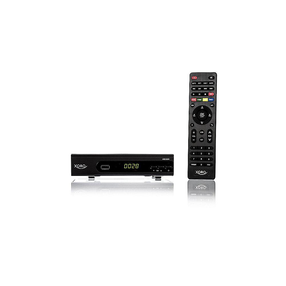 Xoro HRS 8659 digitaler Satelliten-Receiver mit LAN Anschluss HDTV, DVB-S2, HDMI