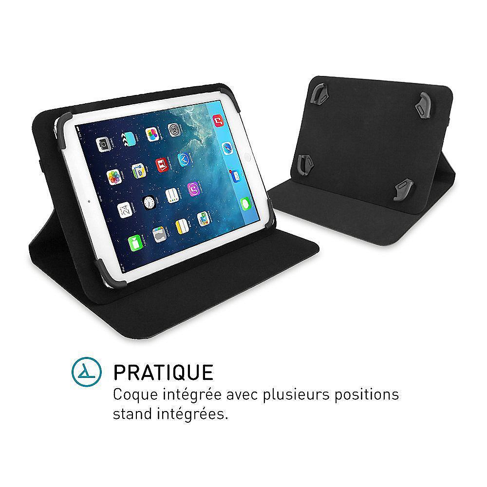 xqisit Folio Universal Case Seine für Tablets von 10" - 12" schwarz