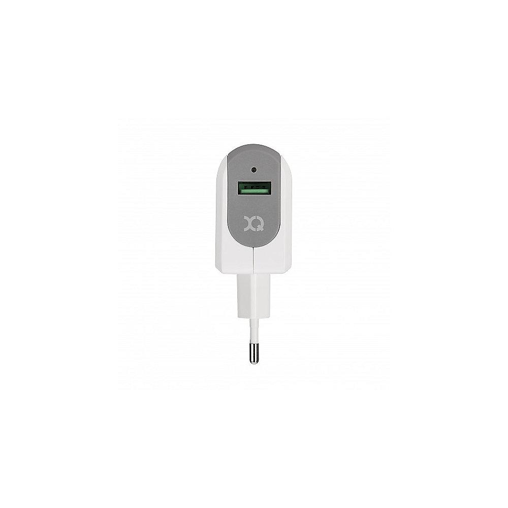xqisit Qualcomm 3.0 USB-Ladegerät, weiß