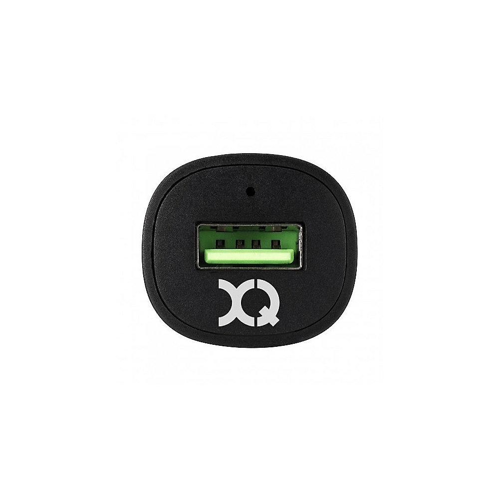 xqisit Qualcomm USB-KFZ Ladegerät 3 A schwarz