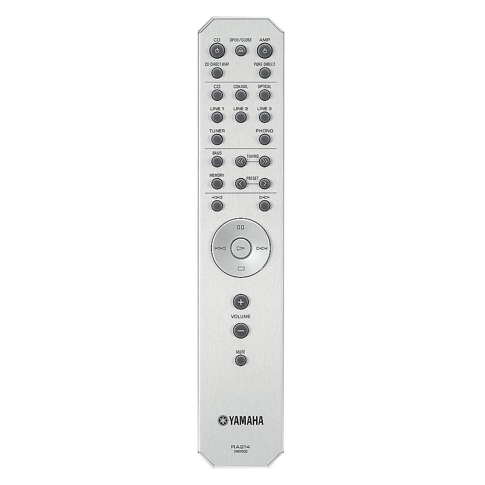 Yamaha A-S701 Voll-Verstärker, D/A-Wandler, Alu-Front - Silber
