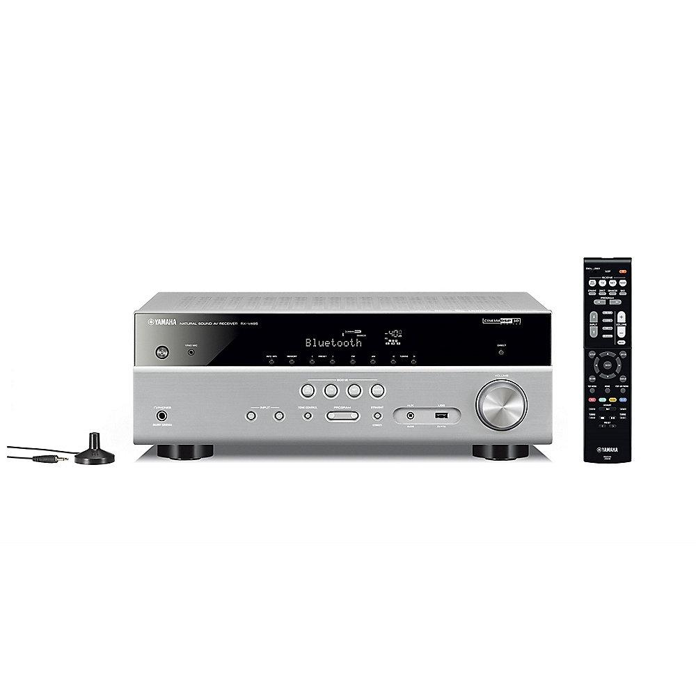 Yamaha MusicCast RX-V485 5.1 AV-Receiver 4K Bluetooth DLNA AirPlay WiFi titan, Yamaha, MusicCast, RX-V485, 5.1, AV-Receiver, 4K, Bluetooth, DLNA, AirPlay, WiFi, titan