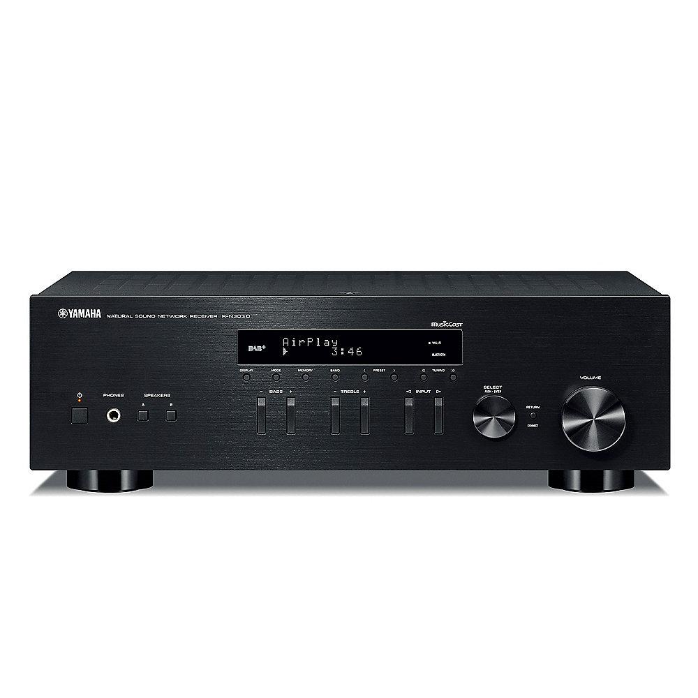 Yamaha R-N303D HiFi Receiver DLNA AirPlay DAB MusicCast schwarz