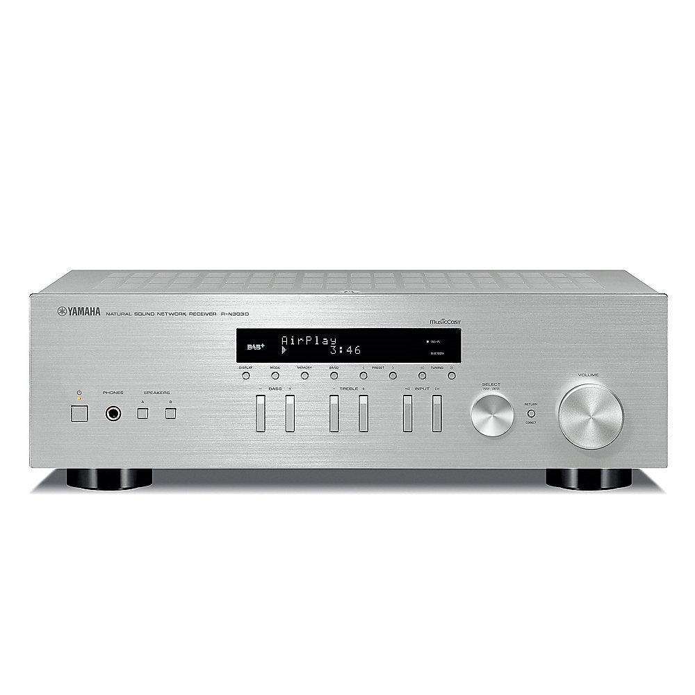 Yamaha R-N303D HiFi Receiver DLNA AirPlay DAB MusicCast silber