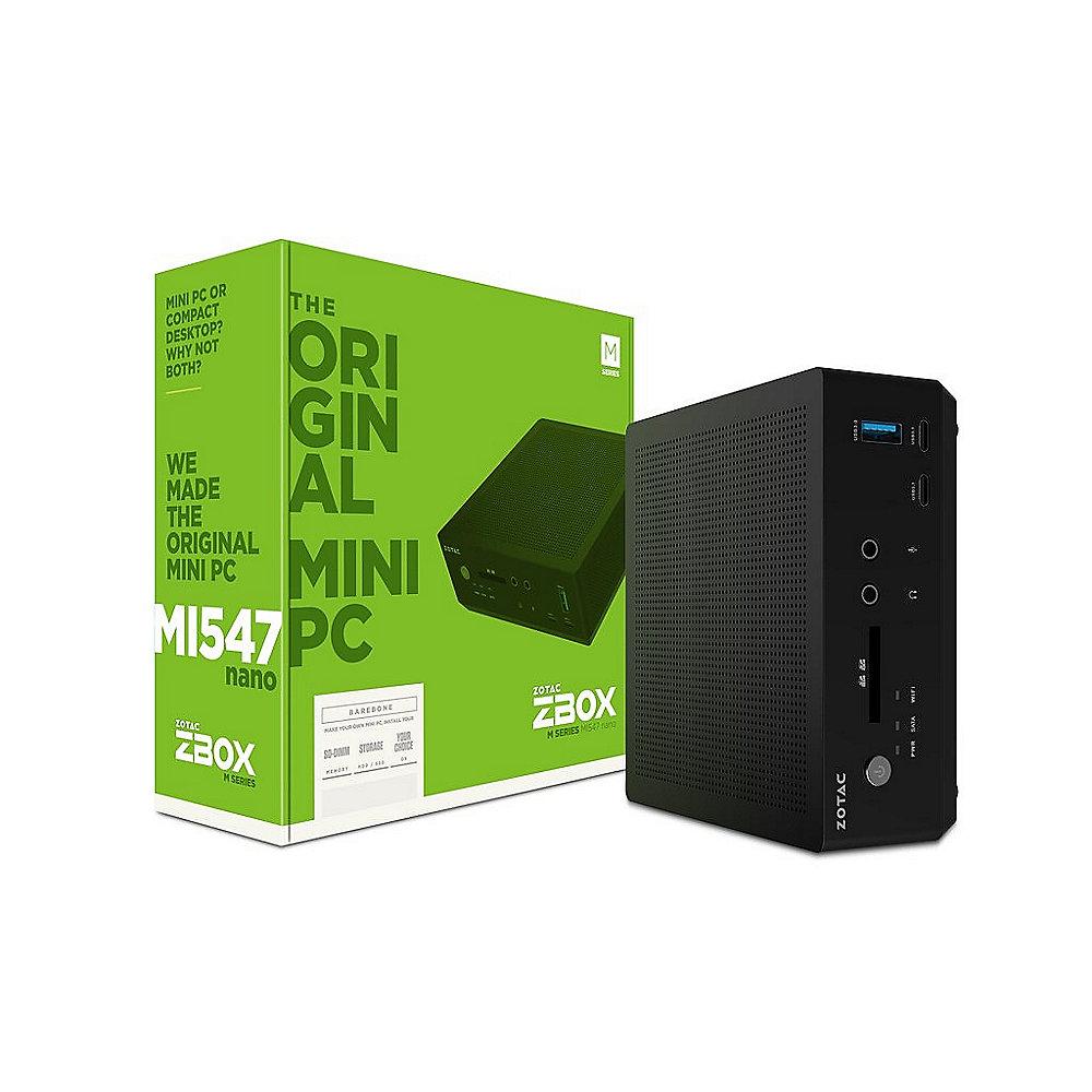 ZOTAC ZBOX MI547 NANO barebone i5-7200U 0GB/0GB SSD Intel HD, ZOTAC, ZBOX, MI547, NANO, barebone, i5-7200U, 0GB/0GB, SSD, Intel, HD