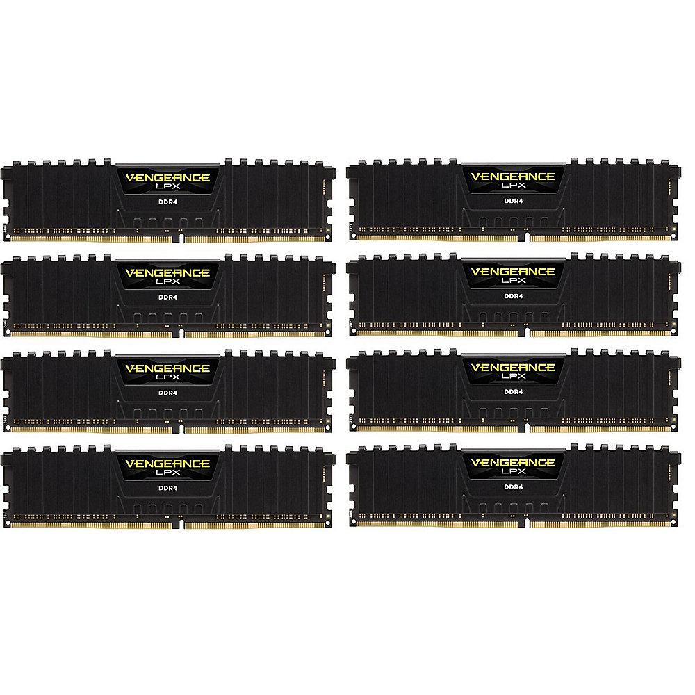 128GB (8x16GB) Corsair Vengeance LPX Black DDR4-3000 RAM CL16 (16-18-18-36)