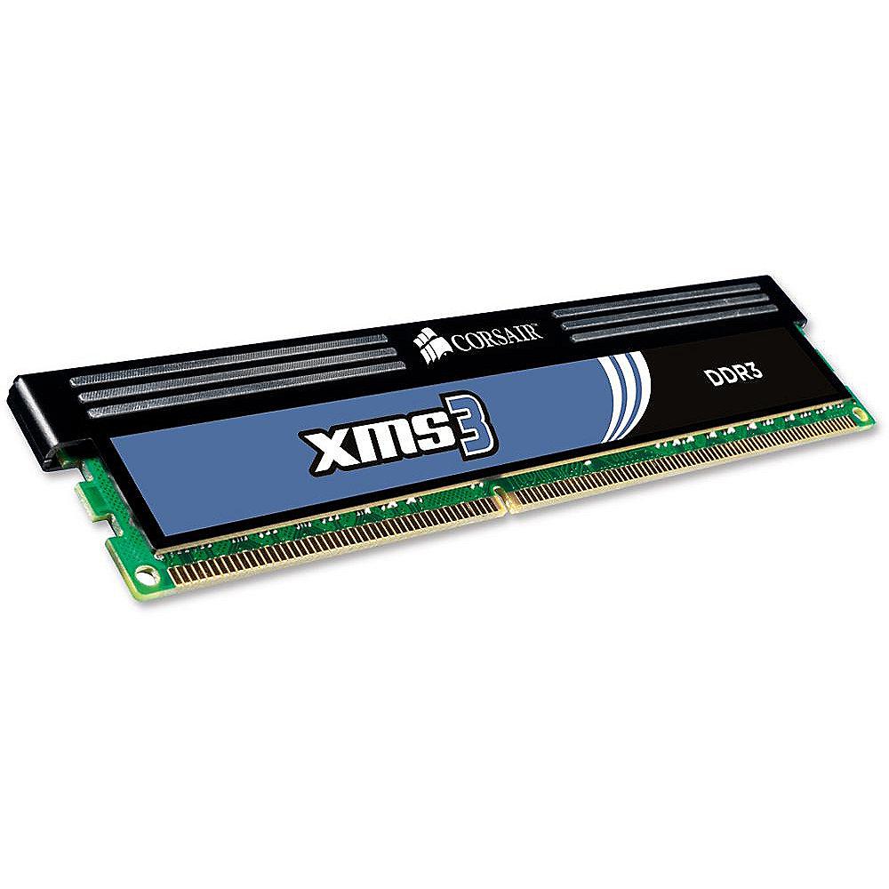 4GB (1x4GB) Corsair XMS3 DDR3-1333 CL9 (9-9-9-24) RAM für AMD/Core i3/i5/i7 Kit