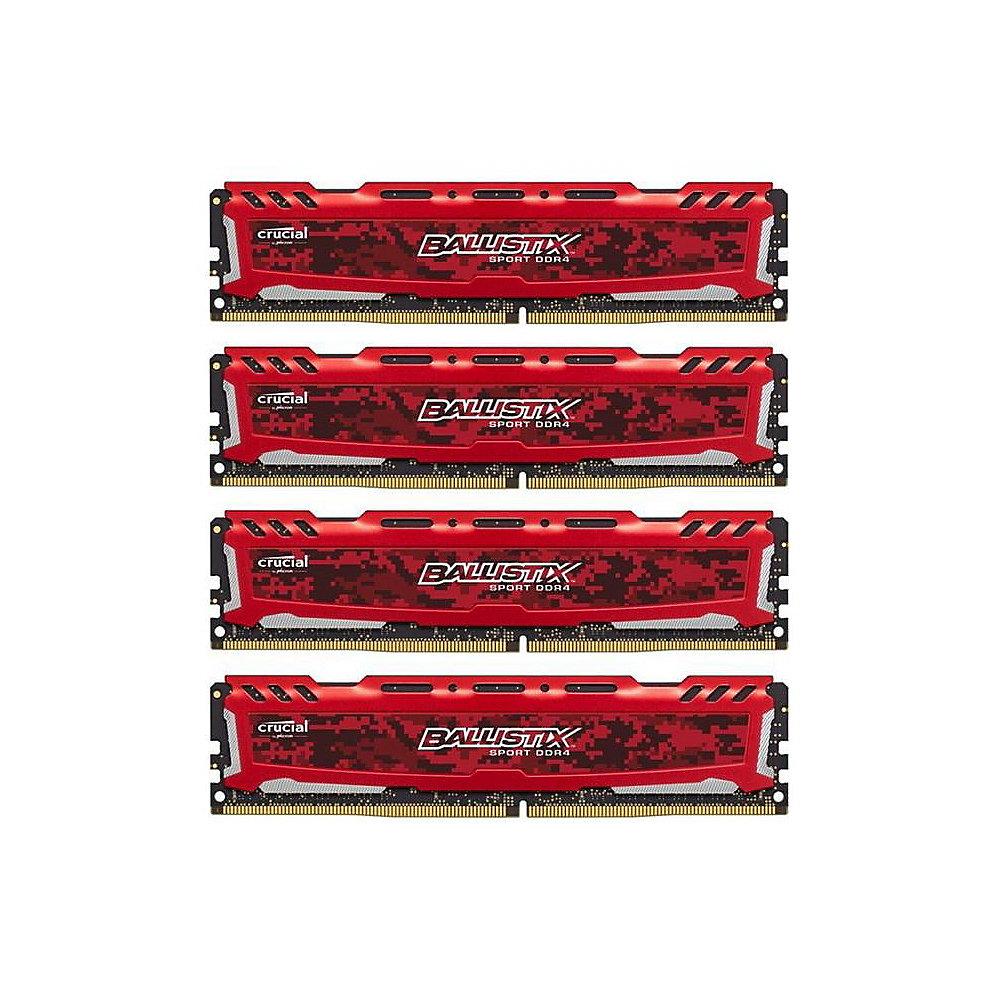 64GB (4x16GB) Crucial DDR4-2400 CL17 RAM Speicher Kit