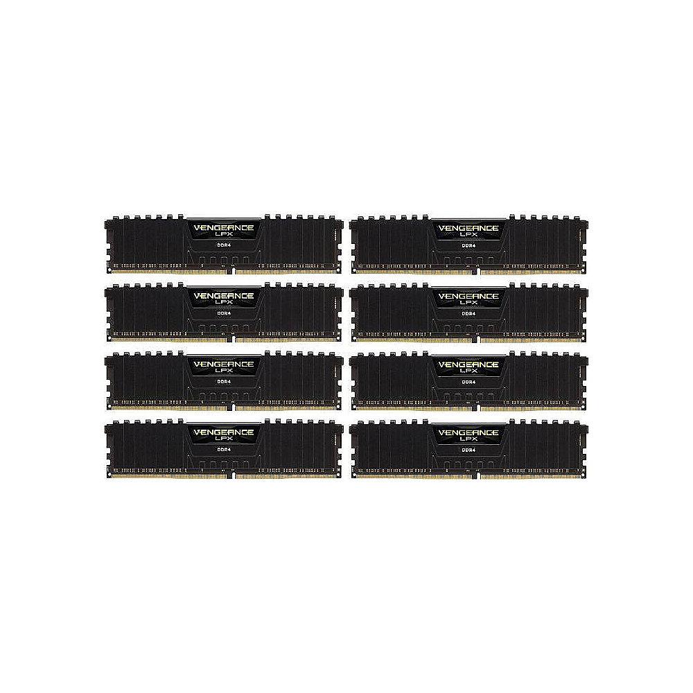 64GB (8x8GB) Corsair Vengeance LPX schwarz DDR4-4000 RAM CL19 Speicher Kit