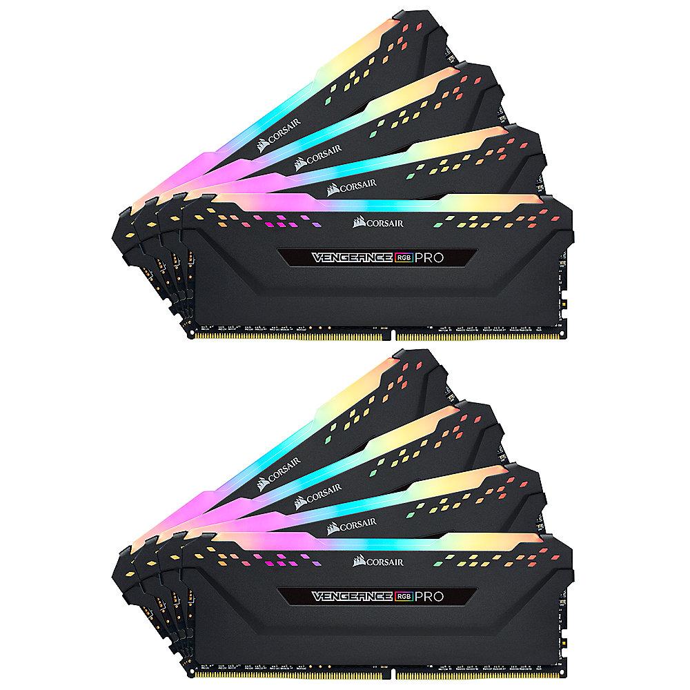 64GB (8x8GB) Corsair Vengeance RGB PRO DDR4-2933 RAM CL16 (16-18-18-36) Kit