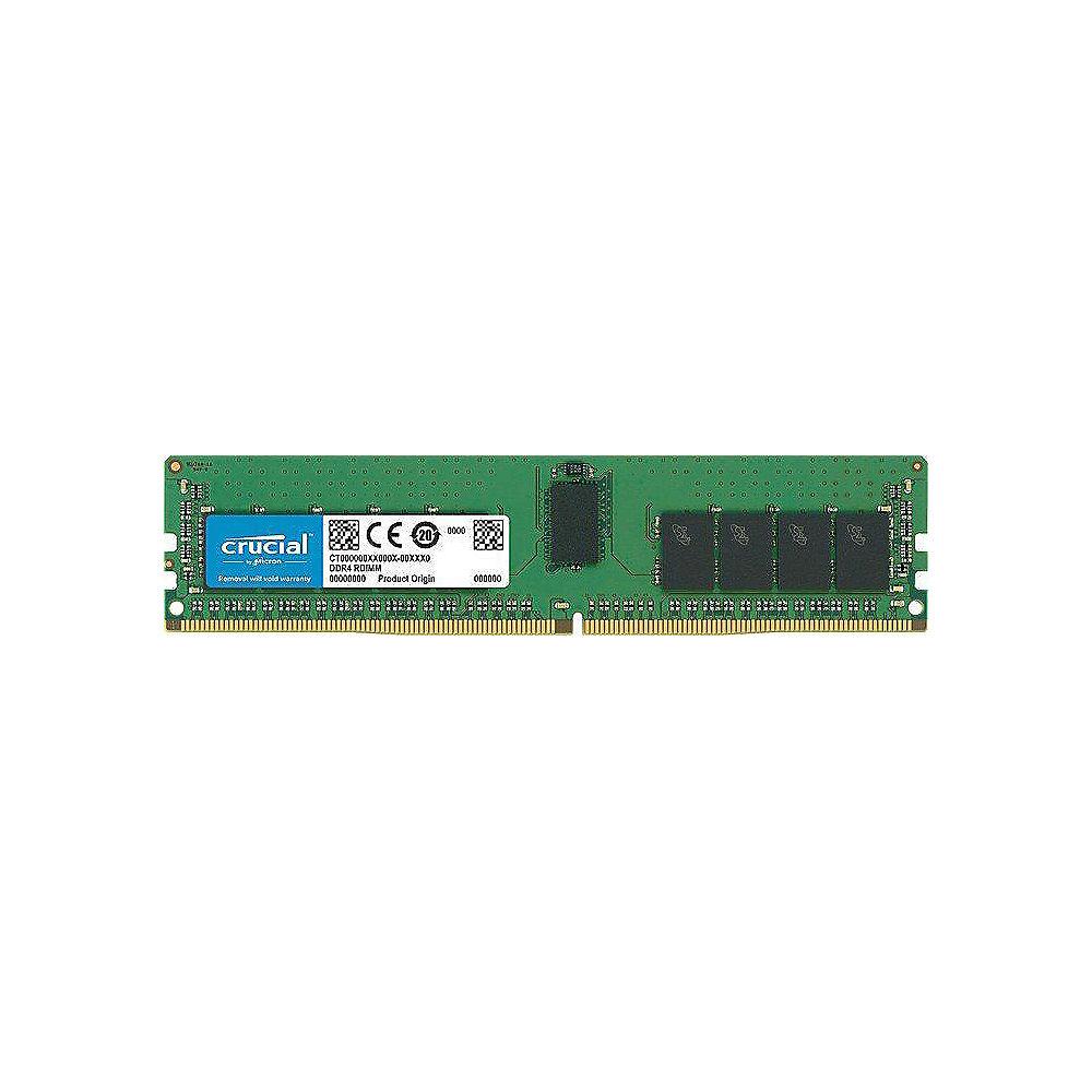 8GB (1x8GB) Crucial DDR4-2666 CL19 RAM RDIMM Reg. ECC Speicher, 8GB, 1x8GB, Crucial, DDR4-2666, CL19, RAM, RDIMM, Reg., ECC, Speicher