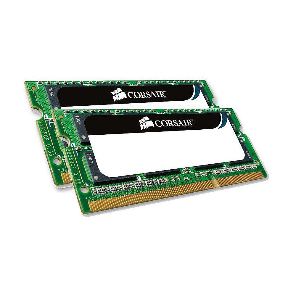 8GB (2x4GB) Corsair ValueSelect DDR3-1066 CL7 (7-7-7-20) RAM SO-DIMM - Kit