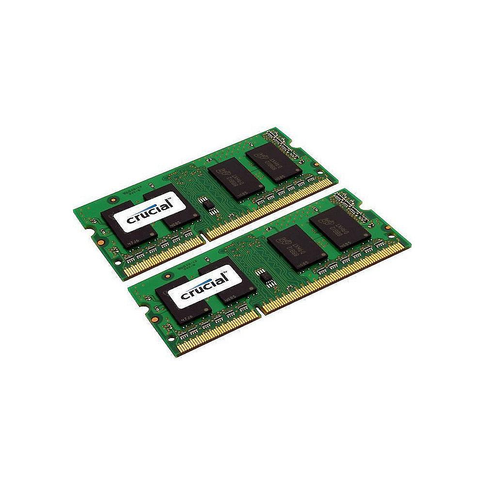 8GB (2x4GB) Crucial DDR3-1066 CL7 PC3-8500 SO-DIMM 1,5V RAM Kit für MacBook, 8GB, 2x4GB, Crucial, DDR3-1066, CL7, PC3-8500, SO-DIMM, 1,5V, RAM, Kit, MacBook